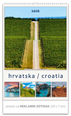 Okomiti kalendar “Hrvatska Croatia“