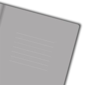 Notes A5 sa elastičnom trakom i obojanim rubom knjižnog bloka FLUX WHITE