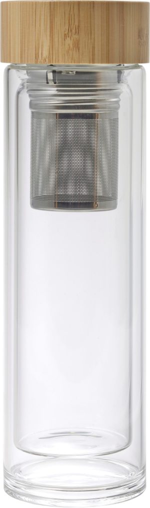 Dvostruka stijenka boce od bambusa i stakla, Vicente