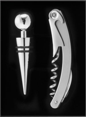 Poklon set za vino od nehrđajućeg čelika Eve