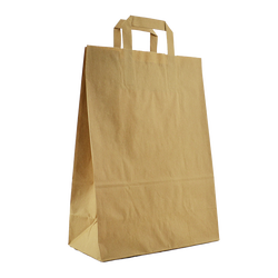 Papirnata vrećica s ravnom ručkom DU 15 š26 x d12 x v35 cm