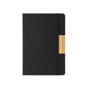 HOMERO. Set koji se sastoji od tvrdih uveza A5 notesa i kemijske olovke od bambusa