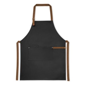 VESPER. Pregača od 100% pamuka (300 g/m²) s metalnim detaljima