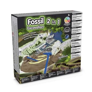 2 in 1 Fossil Excavation Kit I. Edukativna igra za djecu