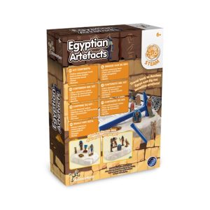 Ancient Egypt Excavation Kit II. Edukativna igra isporučuje se s poklon vrećicom od kraft papira (90 g/m²), izrađen od FSC™ certificiranog materijala i drugih kontroliranih materijala