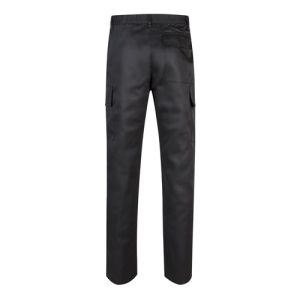 VL AINE. Hlače od kepera s više džepova (190g/m²), od pamuka (20%) i poliestera (80%)